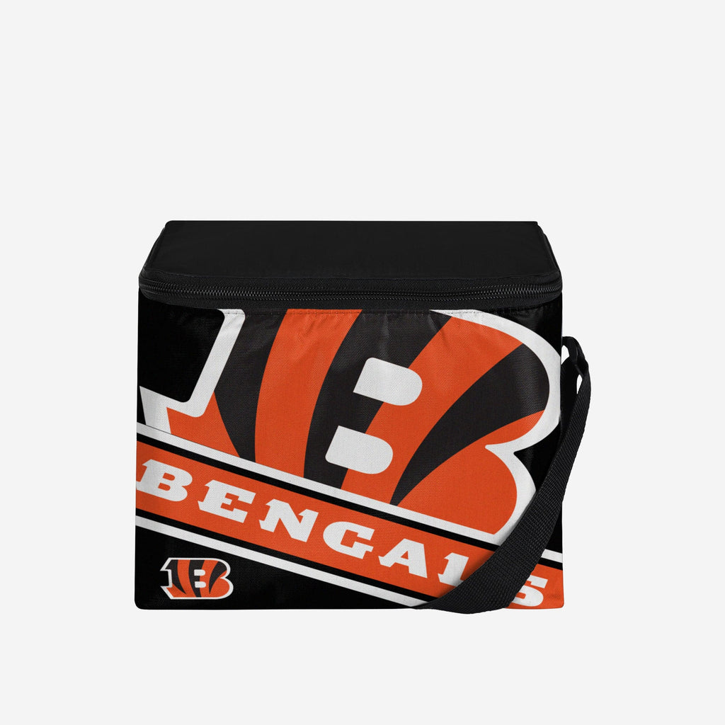 Cincinnati Bengals Big Logo Stripe 6 Pack Cooler FOCO - FOCO.com