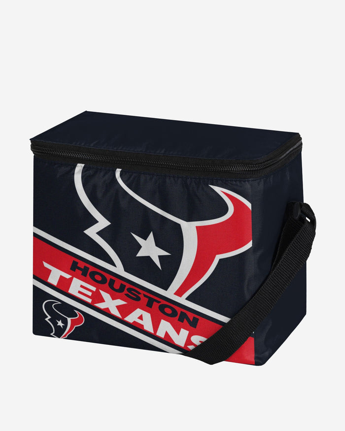 Houston Texans Big Logo Stripe 6 Pack Cooler FOCO - FOCO.com