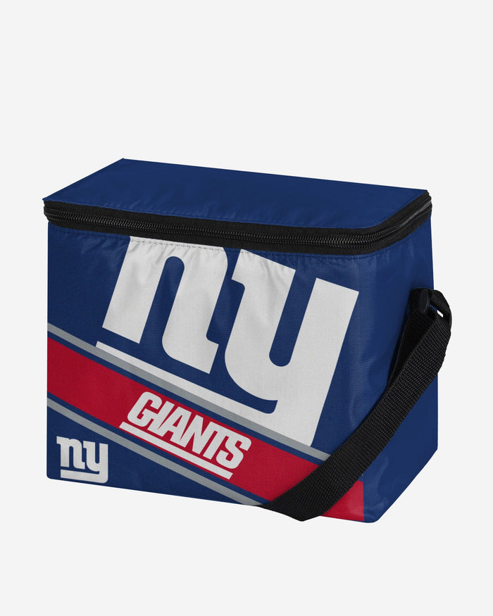 New York Giants Big Logo Stripe 6 Pack Cooler FOCO - FOCO.com