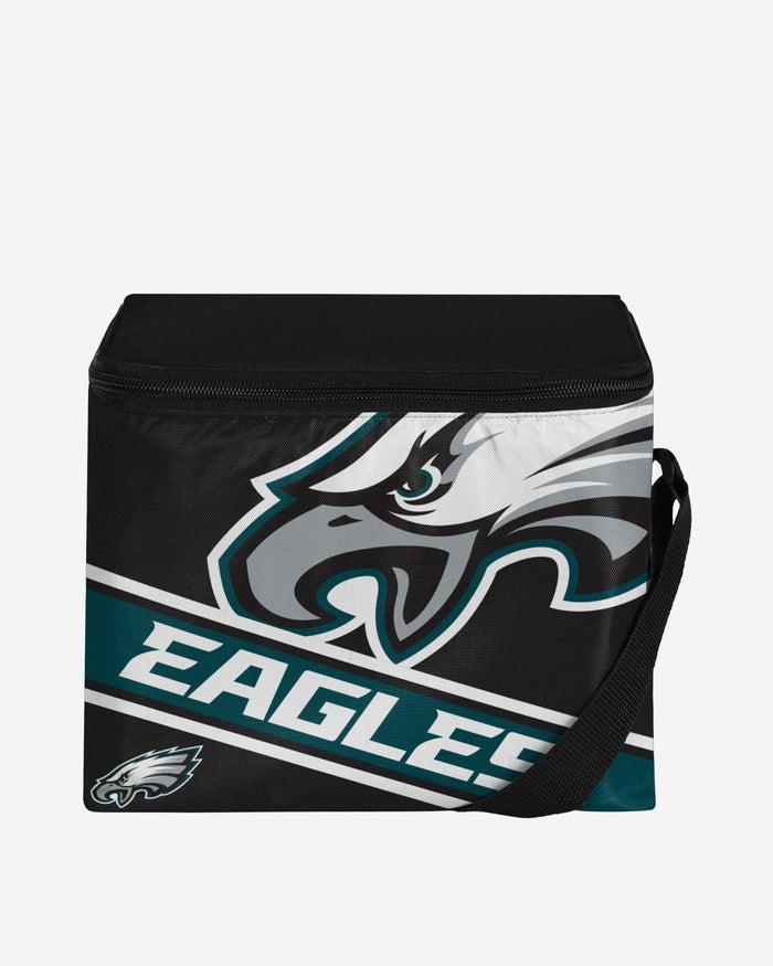 Philadelphia Eagles Big Logo Stripe 6 Pack Cooler FOCO - FOCO.com