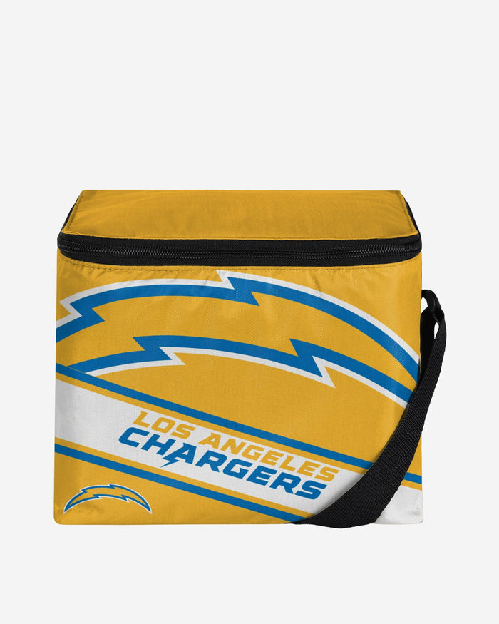 Los Angeles Chargers Big Logo Stripe 6 Pack Cooler FOCO - FOCO.com