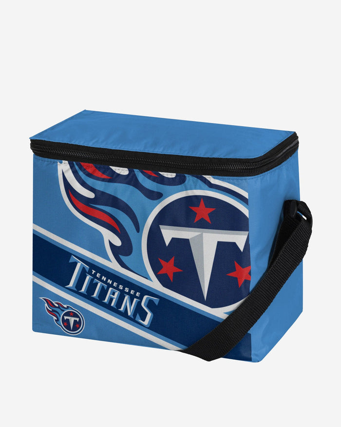 Tennessee Titans Big Logo Stripe 6 Pack Cooler FOCO - FOCO.com