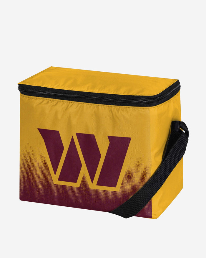 Washington Commanders Exclusive Big Logo Stripe 6 Pack Cooler FOCO - FOCO.com