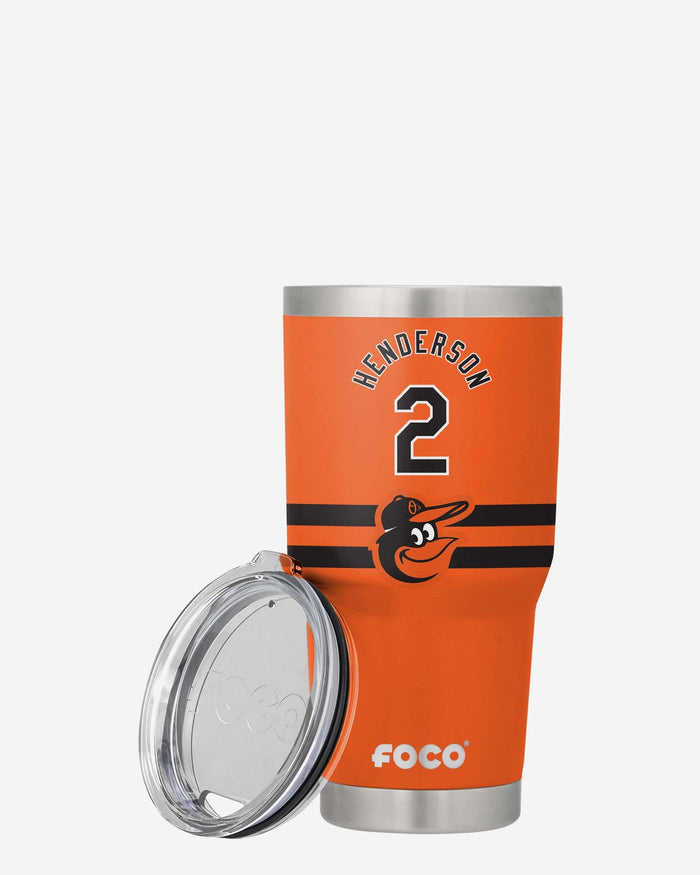 Gunnar Henderson Baltimore Orioles Team Logo 30 oz Player Tumbler FOCO - FOCO.com