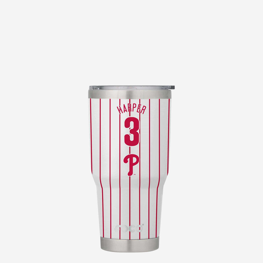 Bryce Harper Philadelphia Phillies Team Logo 30 oz Player Tumbler FOCO - FOCO.com