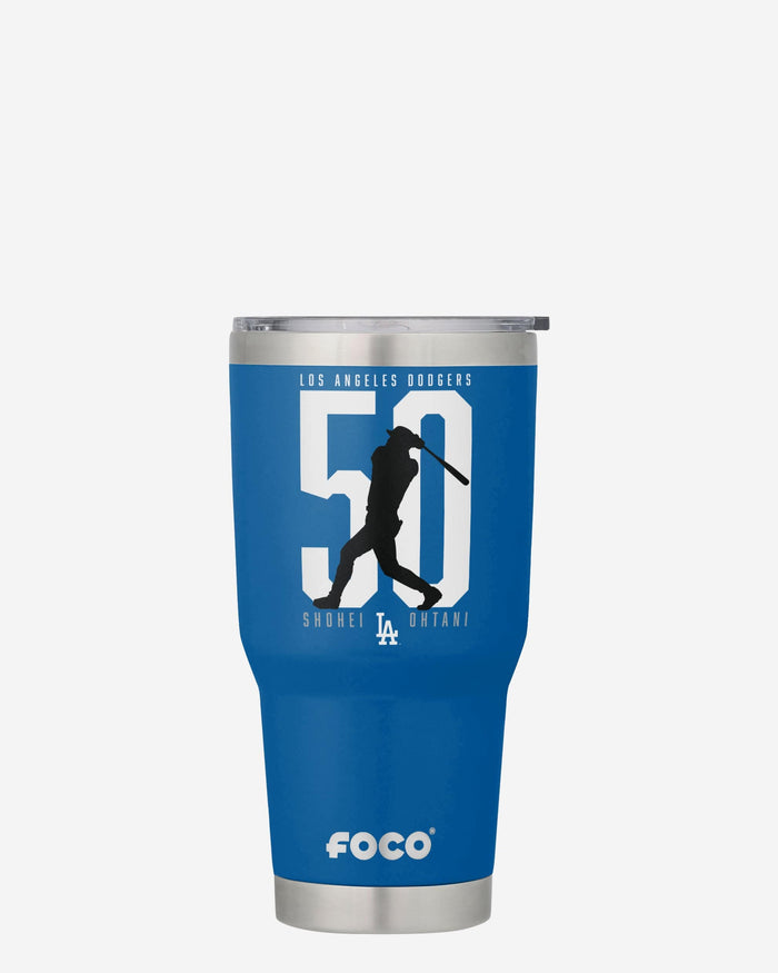 Shohei Ohtani Los Angeles Dodgers 50 Home Runs & 50 Stolen Bases Blue 30 oz Player Tumbler FOCO - FOCO.com