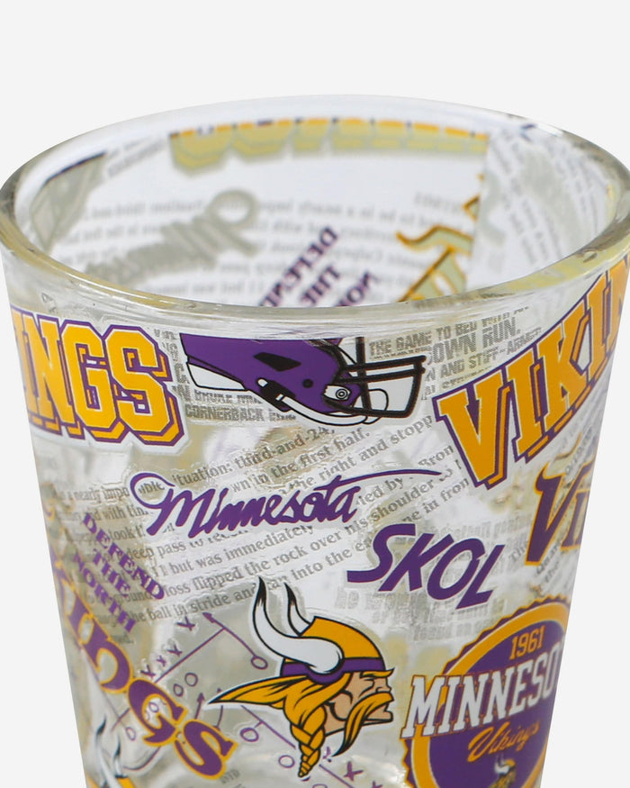 Minnesota Vikings 3 Pack Shot Glass FOCO - FOCO.com