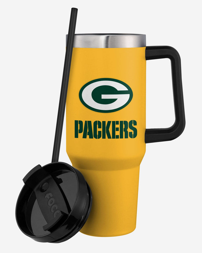 Green Bay Packers Yellow 40 oz XL Tumbler FOCO - FOCO.com