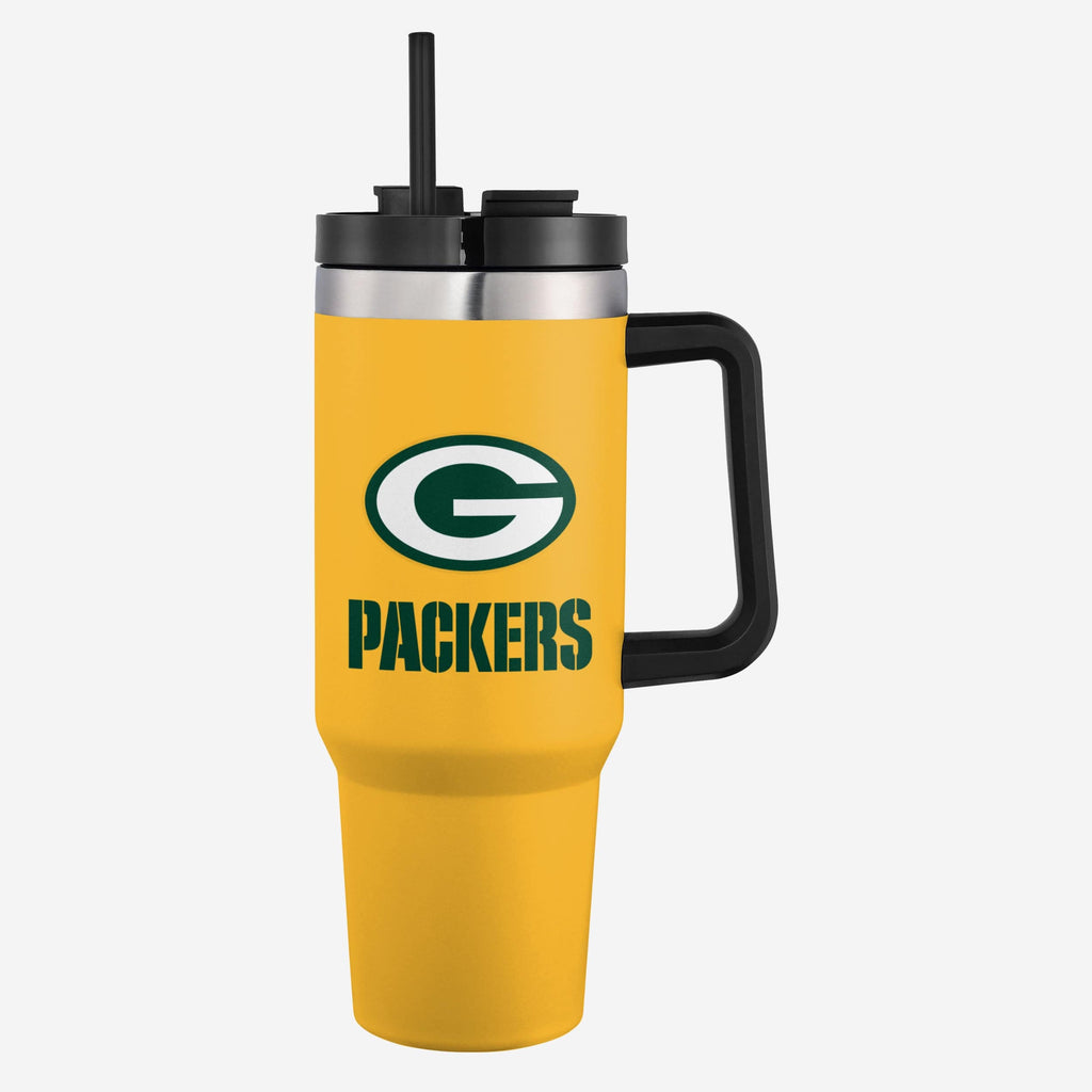 Green Bay Packers Yellow 40 oz XL Tumbler FOCO - FOCO.com