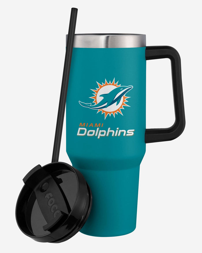 Miami Dolphins Aqua 40 oz XL Tumbler FOCO - FOCO.com