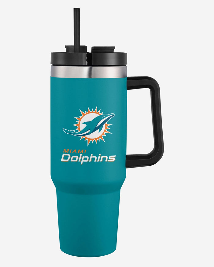 Miami Dolphins Aqua 40 oz XL Tumbler FOCO - FOCO.com