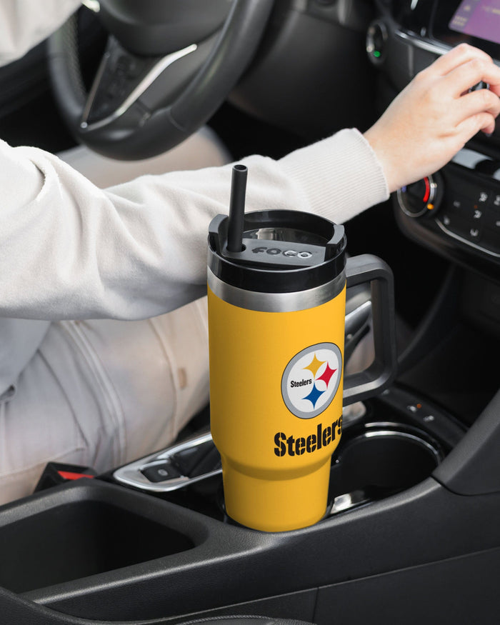 Pittsburgh Steelers Yellow 40 oz XL Tumbler FOCO - FOCO.com