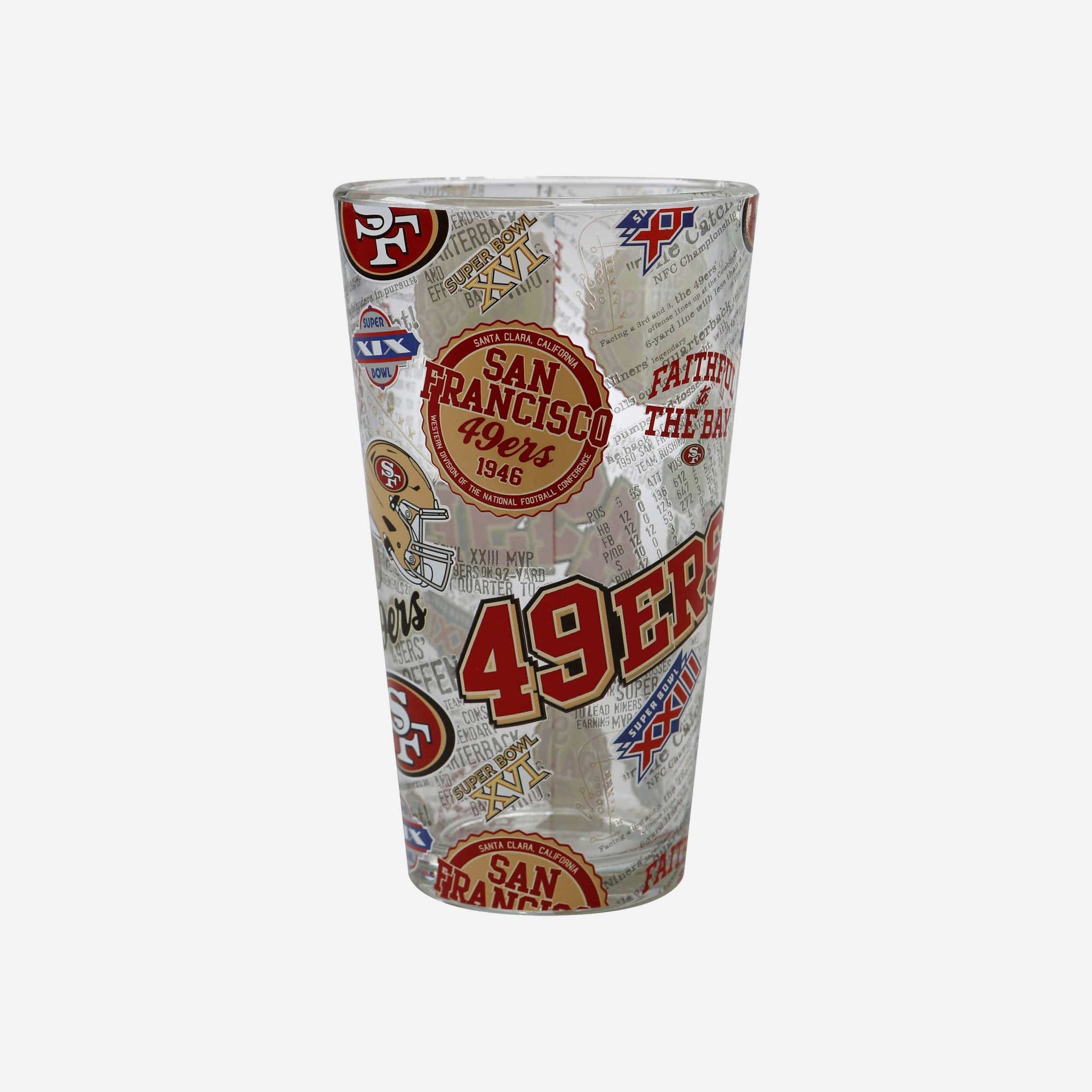 GREAT AMERICAN Kansas City Chiefs 34-fl oz Glass Beer Mug Set of: 1 in the  Drinkware department at