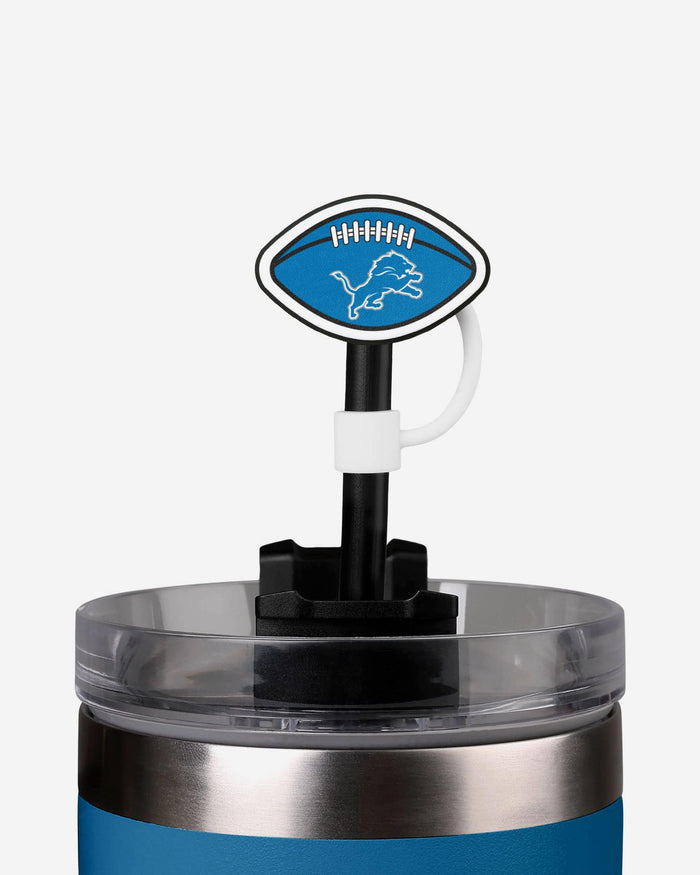 Detroit Lions 3 Pack Primary Logo Straw Toppers FOCO - FOCO.com