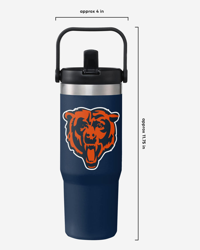 Chicago Bears 30 oz Straw Tumbler FOCO - FOCO.com