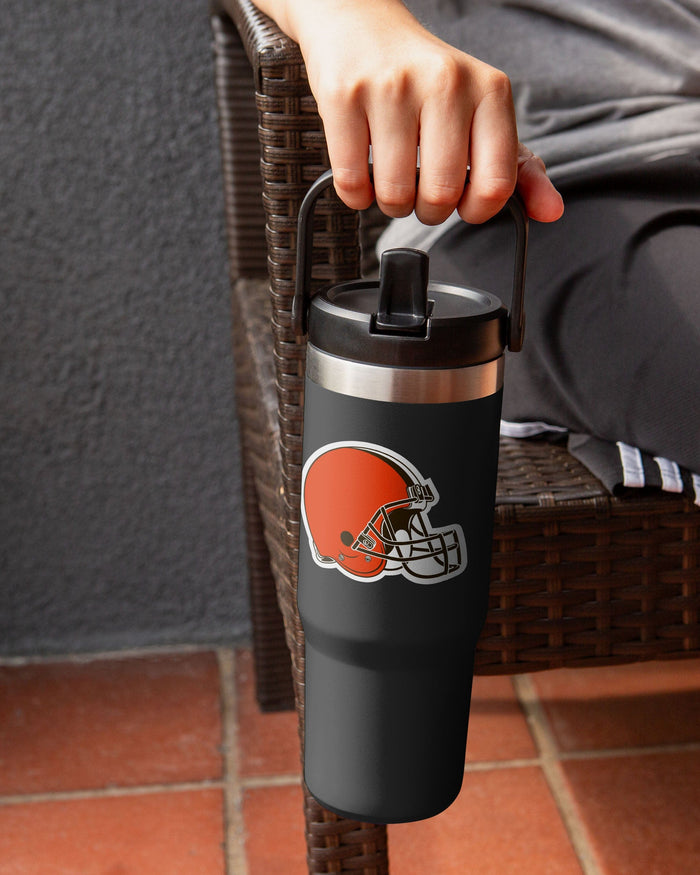 Cleveland Browns 30 oz Straw Tumbler FOCO - FOCO.com