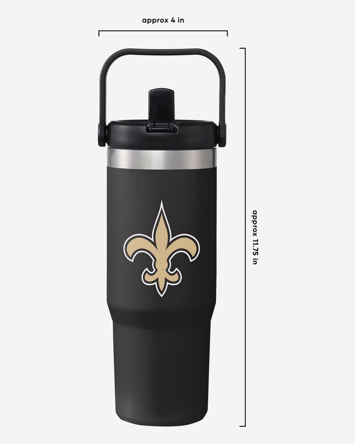 New Orleans Saints 30 oz Straw Tumbler FOCO - FOCO.com