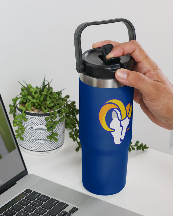 Los Angeles Rams 30 oz Straw Tumbler FOCO - FOCO.com