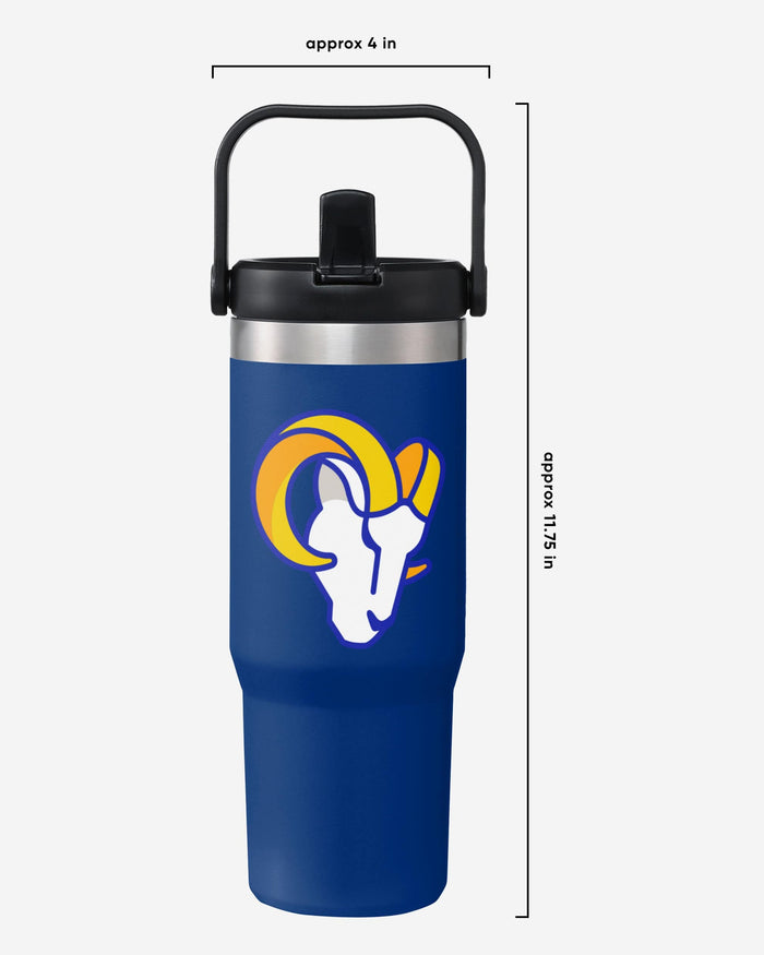 Los Angeles Rams 30 oz Straw Tumbler FOCO - FOCO.com