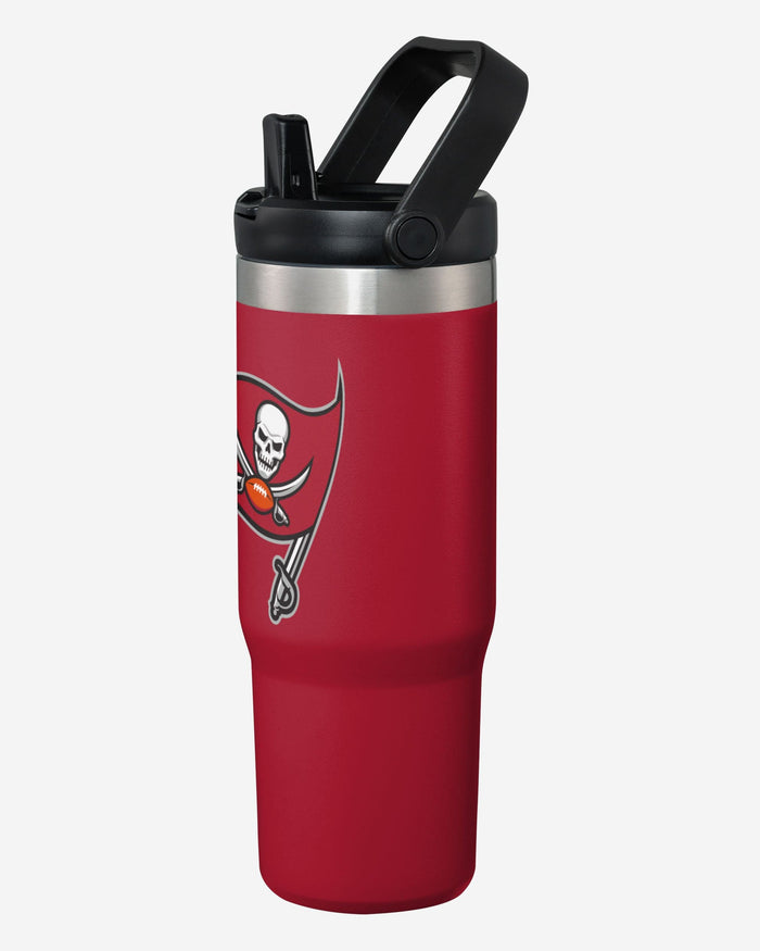 Tampa Bay Buccaneers 30 oz Straw Tumbler FOCO - FOCO.com