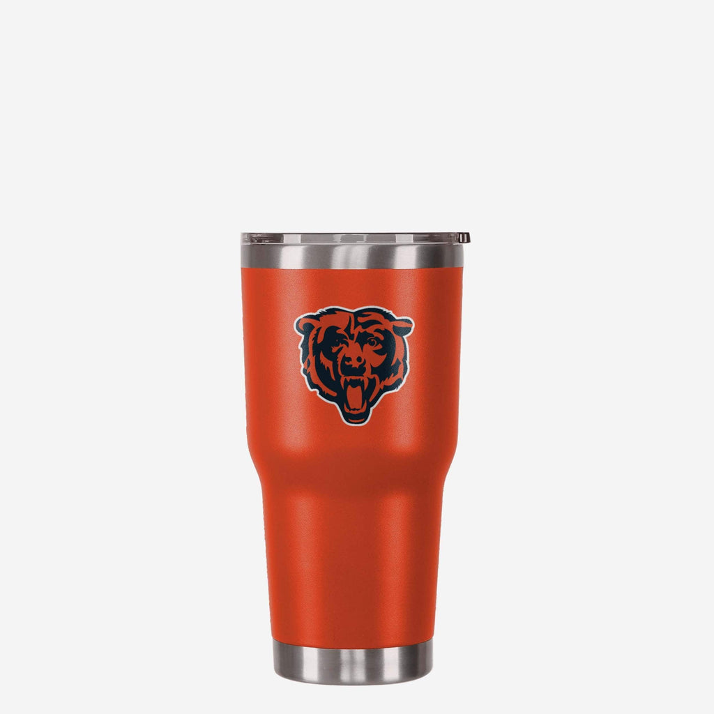 Chicago Bears Orange Team Logo 30 oz Tumbler FOCO - FOCO.com