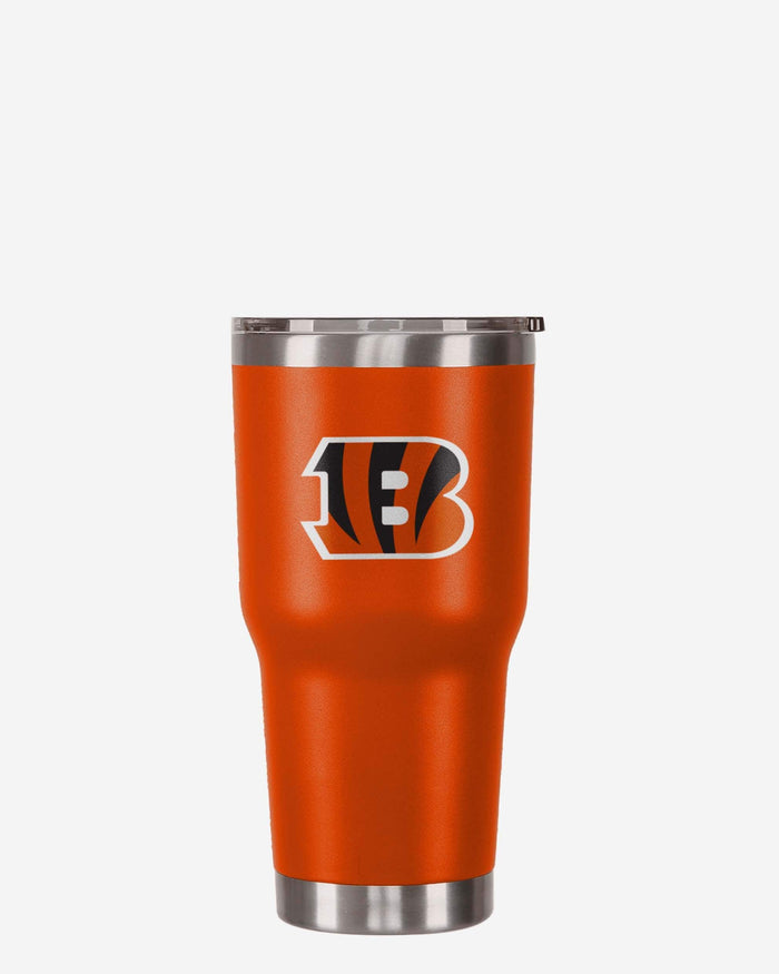 Cincinnati Bengals Orange Team Logo 30 oz Tumbler FOCO - FOCO.com