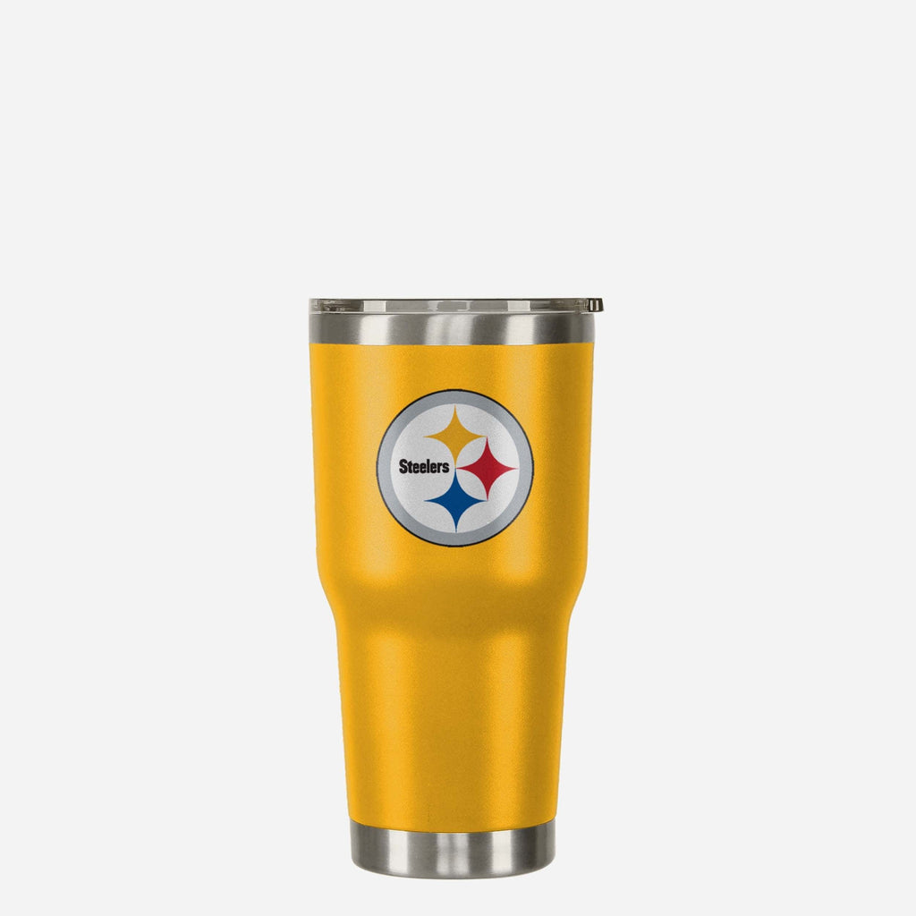 Pittsburgh Steelers Yellow Team Logo 30 oz Tumbler FOCO - FOCO.com