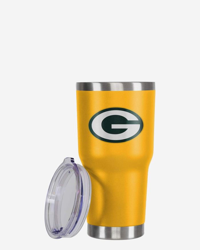 Green Bay Packers Yellow Team Logo 30 oz Tumbler FOCO - FOCO.com