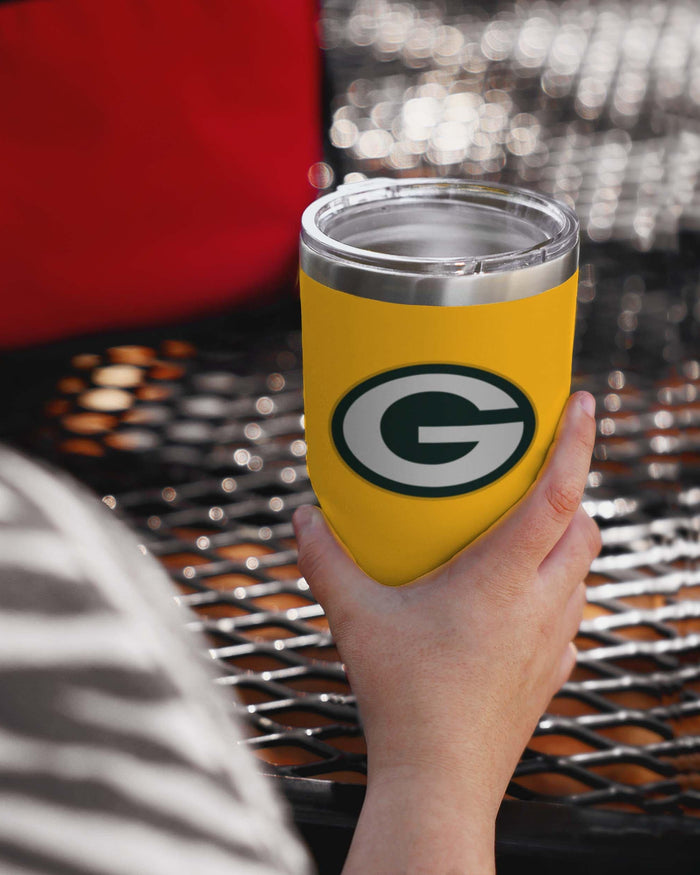 Green Bay Packers Yellow Team Logo 30 oz Tumbler FOCO - FOCO.com