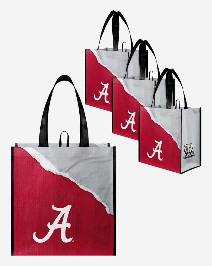 Alabama Crimson Tide 4 Pack Reusable Shopping Bag FOCO - FOCO.com