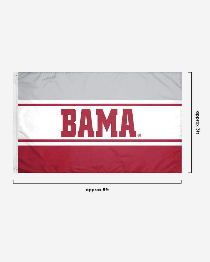 Alabama Crimson Tide Horizontal Flag FOCO - FOCO.com