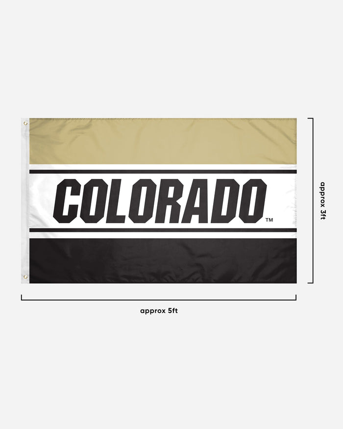 Colorado Buffaloes Horizontal Flag FOCO - FOCO.com