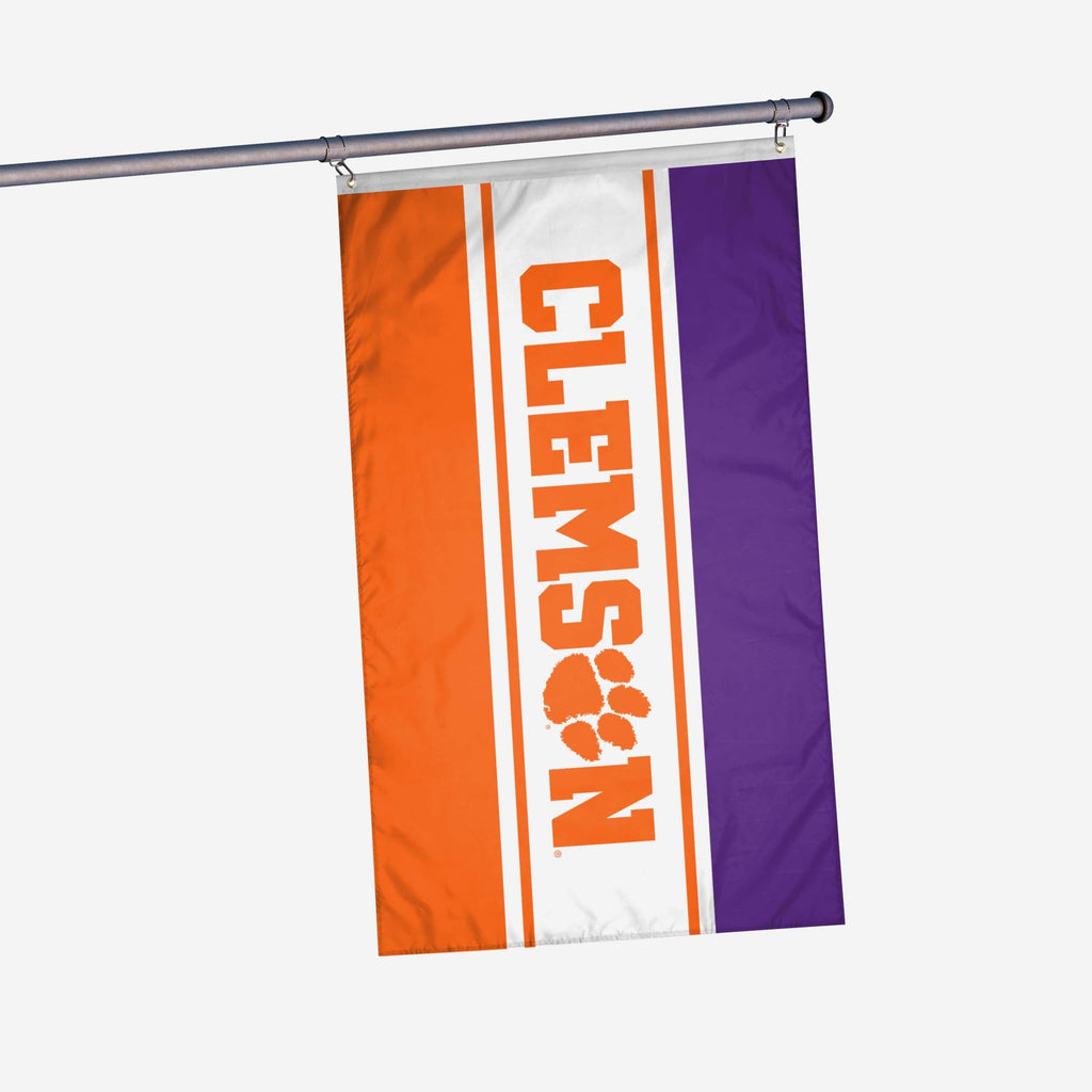 Clemson Tigers Horizontal Flag FOCO - FOCO.com
