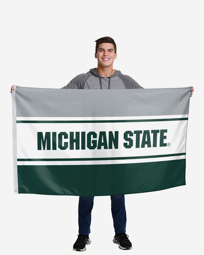 Michigan State Spartans Horizontal Flag FOCO - FOCO.com