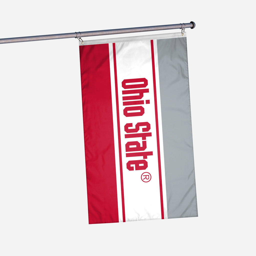 Ohio State Buckeyes Horizontal Flag FOCO - FOCO.com