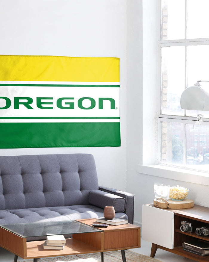 Oregon Ducks Horizontal Flag FOCO - FOCO.com