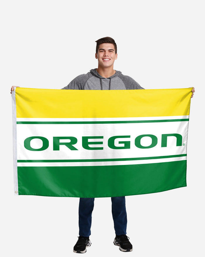 Oregon Ducks Horizontal Flag FOCO - FOCO.com