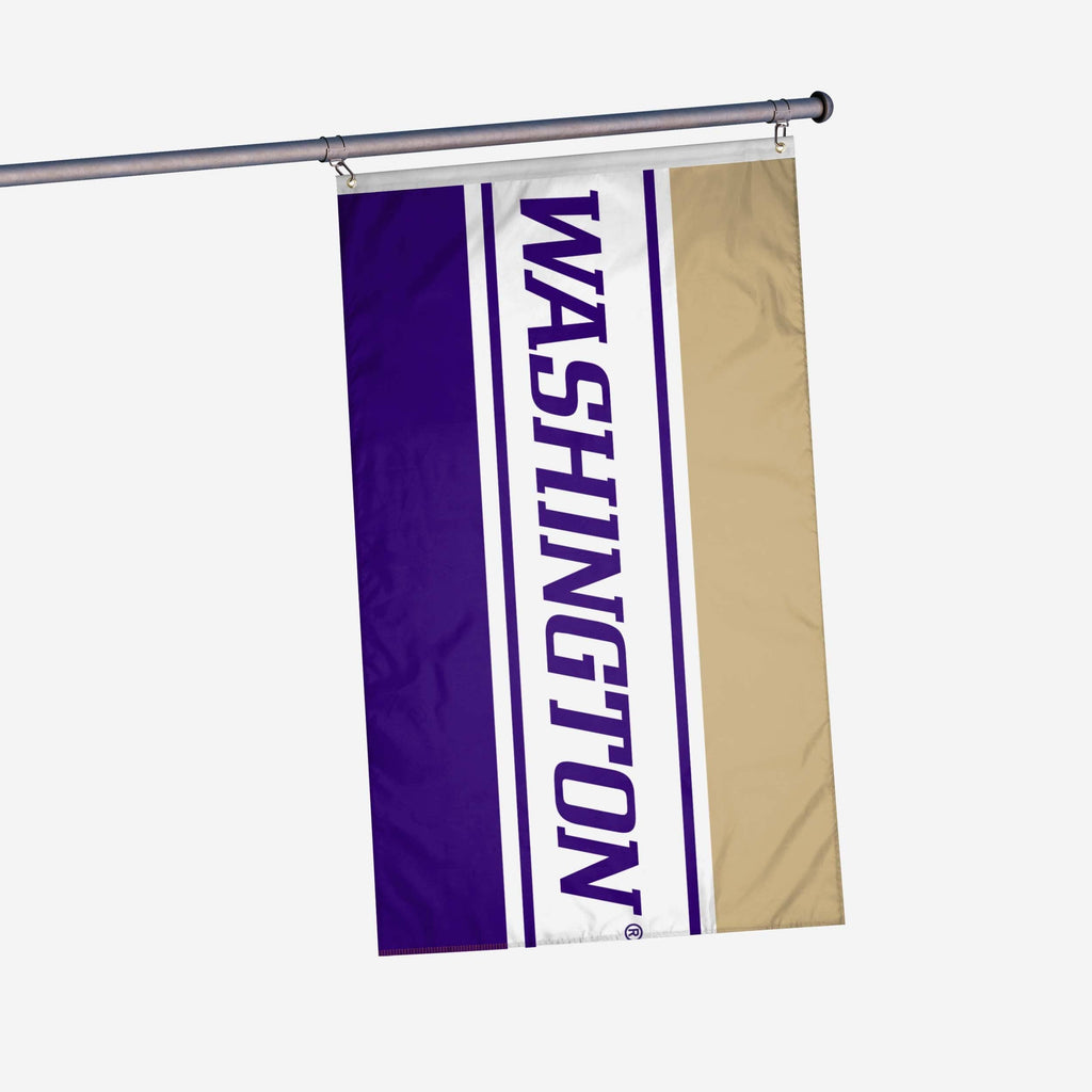 Washington Huskies Horizontal Flag FOCO - FOCO.com