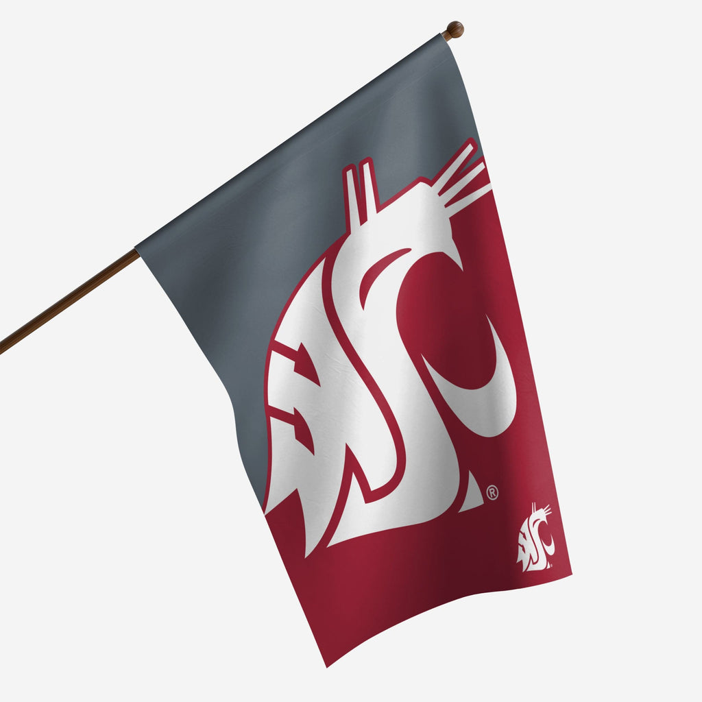 Washington State Cougars Vertical Flag FOCO - FOCO.com