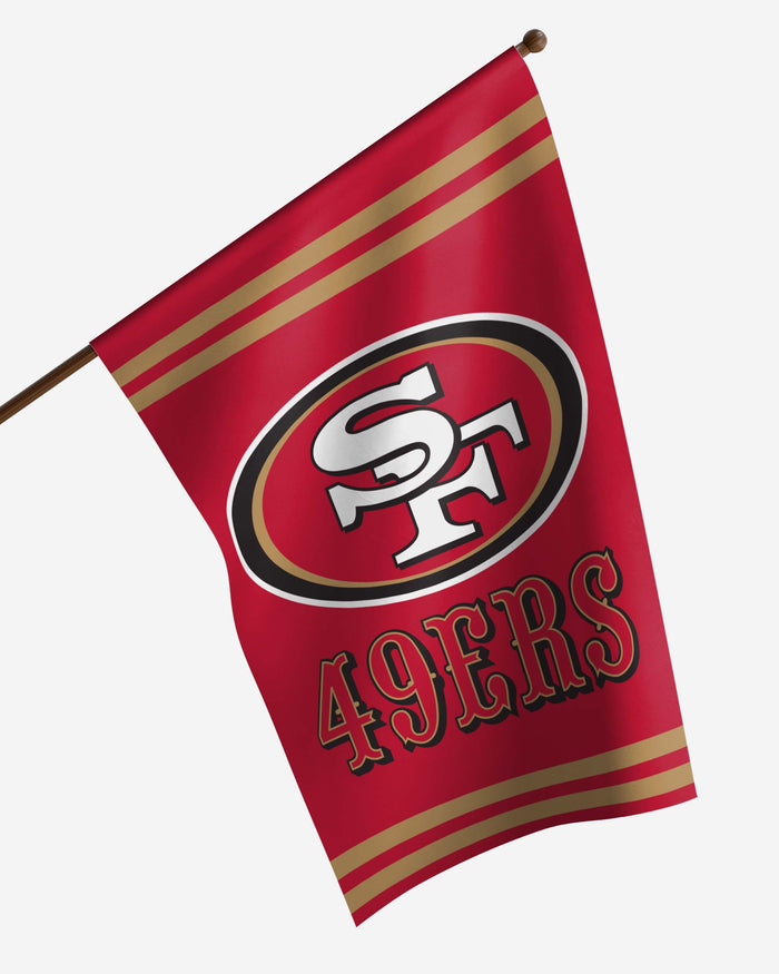 San Francisco 49ers Big Logo Vertical Flag FOCO - FOCO.com