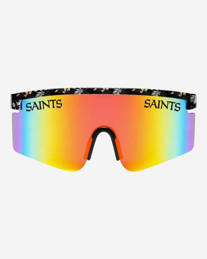 New Orleans Saints Floral Large Frame Sunglasses FOCO - FOCO.com