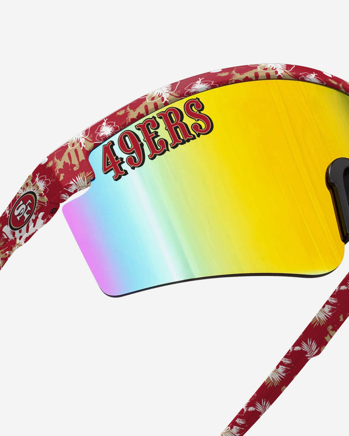 San Francisco 49ers Floral Large Frame Sunglasses FOCO - FOCO.com