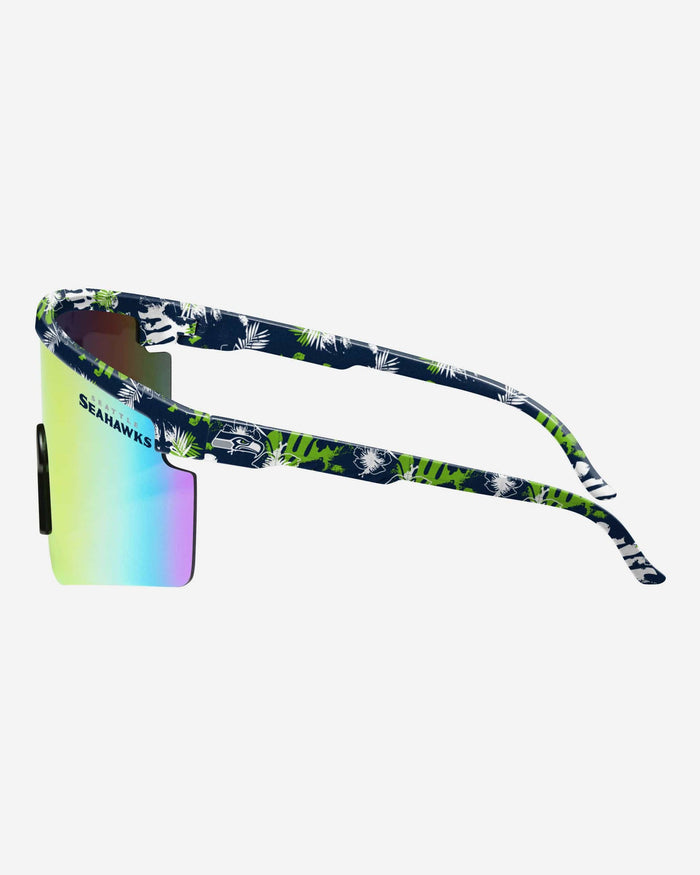 Seattle Seahawks Floral Large Frame Sunglasses FOCO - FOCO.com