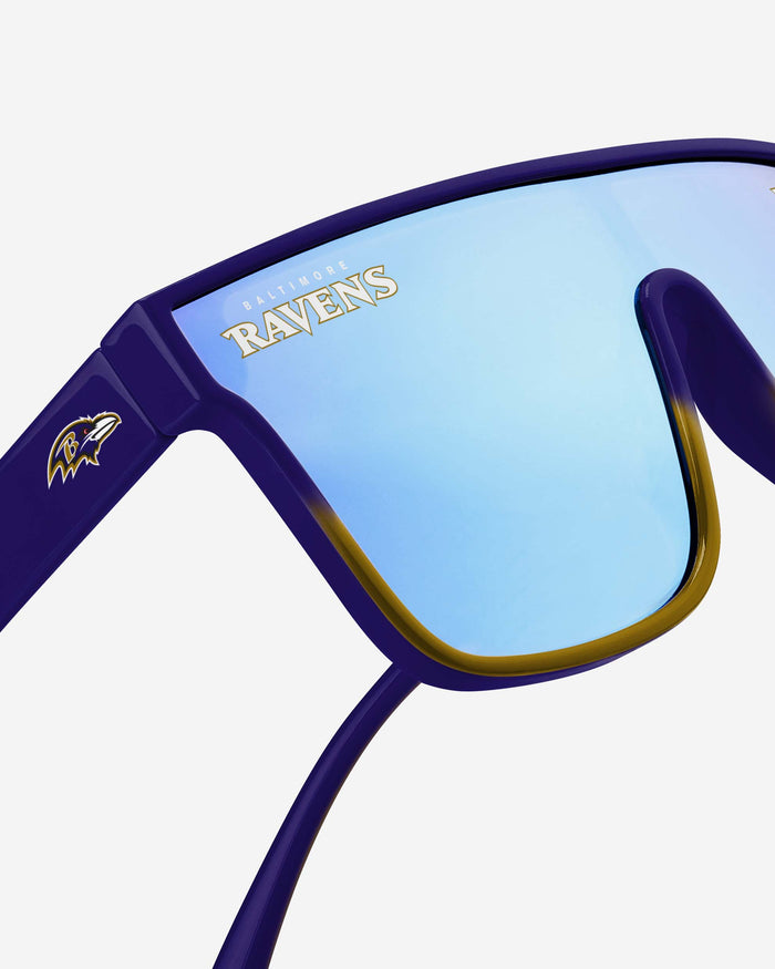 Baltimore Ravens Gradient Overtime Sunglasses FOCO - FOCO.com