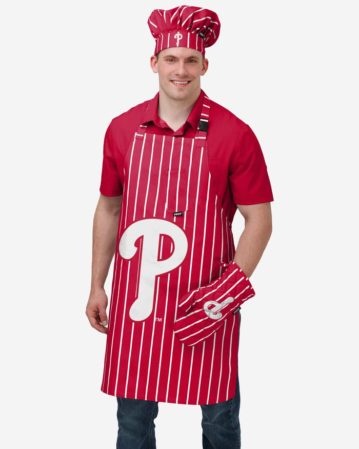 Philadelphia Phillies Pinstripe Oven Mitt FOCO - FOCO.com