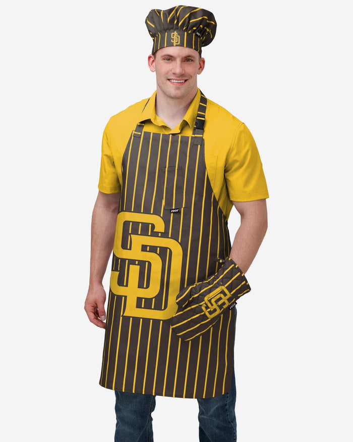 San Diego Padres Pinstripe Oven Mitt FOCO - FOCO.com