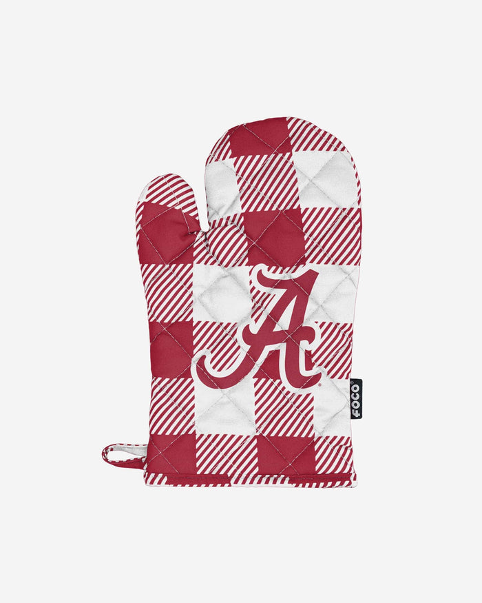 Alabama Crimson Tide Plaid Oven Mitt FOCO - FOCO.com