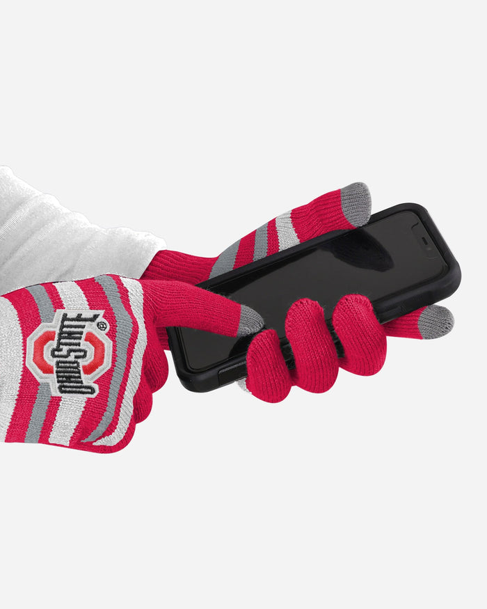 Ohio State Buckeyes Stretch Gloves FOCO