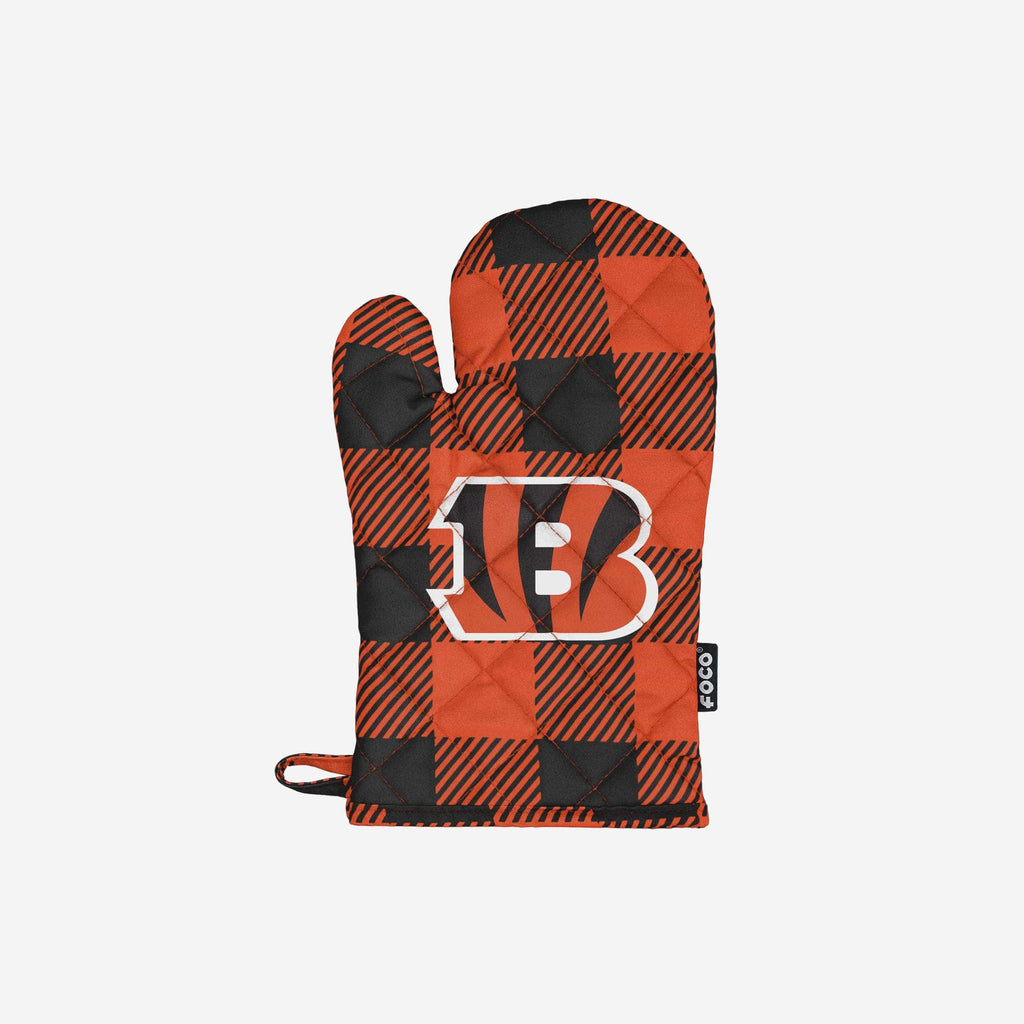 Cincinnati Bengals Plaid Oven Mitt FOCO - FOCO.com