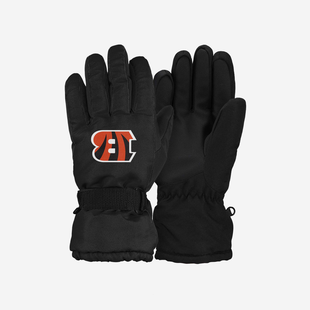 Cincinnati Bengals Big Logo Insulated Gloves FOCO S/M - FOCO.com